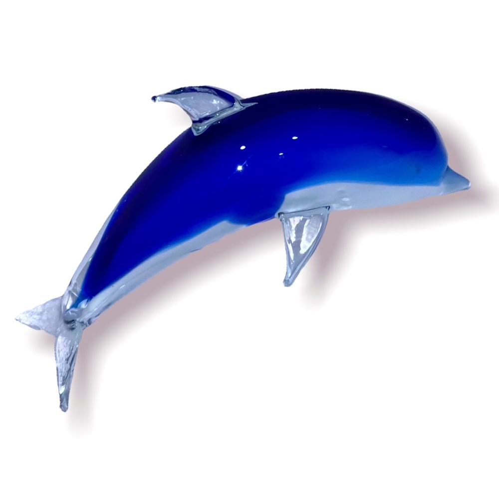 Glass Dolphin 6”